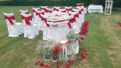 ramalaire wedding planner serveis de casament material de lloguer material de decoracio sortida de cerimonia atril columna gabies