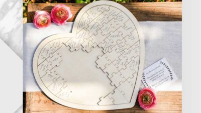 ramalaire wedding planner detalls de casament venda de productes llibre de firmes puzzle cor fusta original