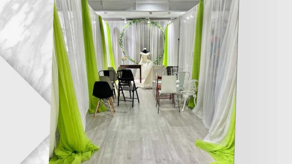 ramalaire wedding planner serveis de casament servei de decoracio de casament estructura pasillo telas