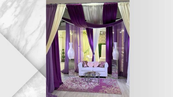 ramalaire wedding planner serveis de casament servei de decoracio de casament estructura photocall liles daurats