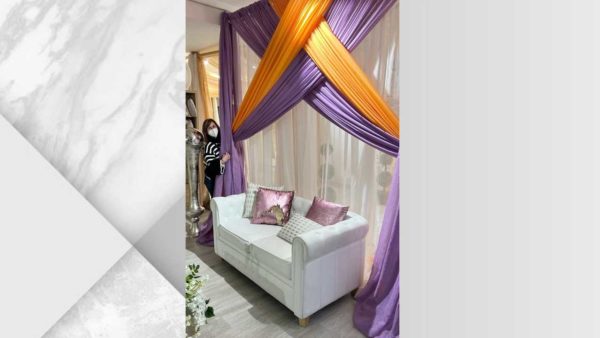 ramalaire wedding planner serveis de casament servei de decoracio de casament estructura photocall liles i taronjes