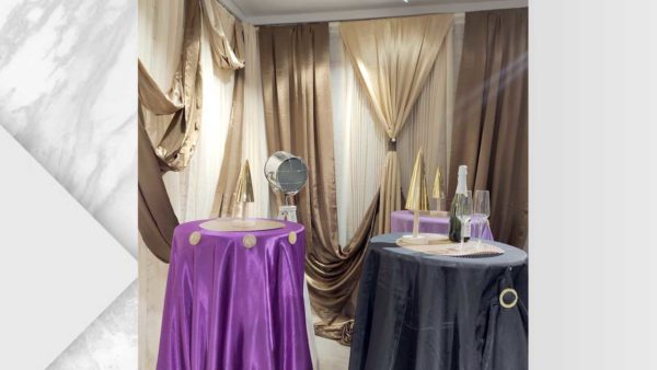 ramalaire wedding planner serveis de casament servei de decoracio de casament estructura photocall marrons i ocres lila