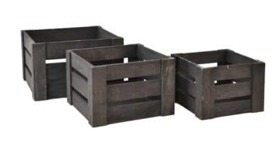 ramalaire material de lloguer material per a decoracio caixes de fusta negres