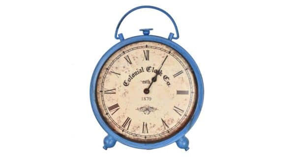 ramalaire material de lloguer rellotge vintage rodo de color blau